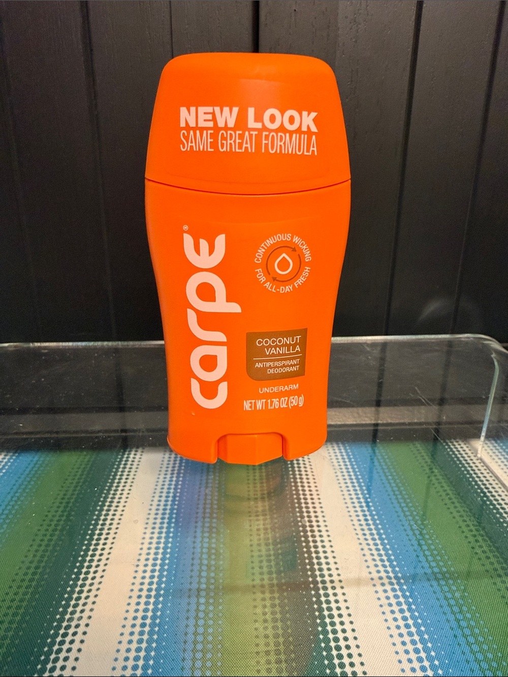 Carpe Coconut Vanilla Kids Antiperspirant Deodorant - Bright Orange
